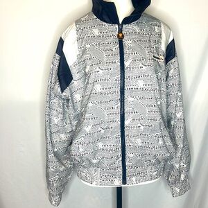 Vintage Ellesse Fish Windbreaker Blue/White Unisex